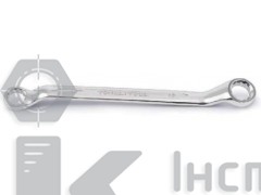 Ключ накидний колінчатий 6х7 мм, Cr-V (KT601M-0607, Disen)